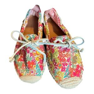 Sperry Top Sidee Floral Design and Woven Sole